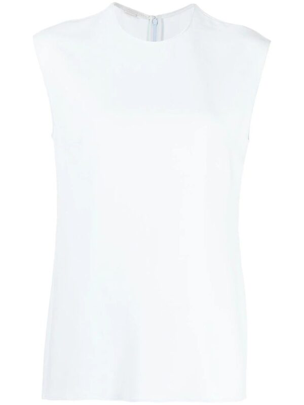 Stella McCartney  Cady cap-sleeved blouse