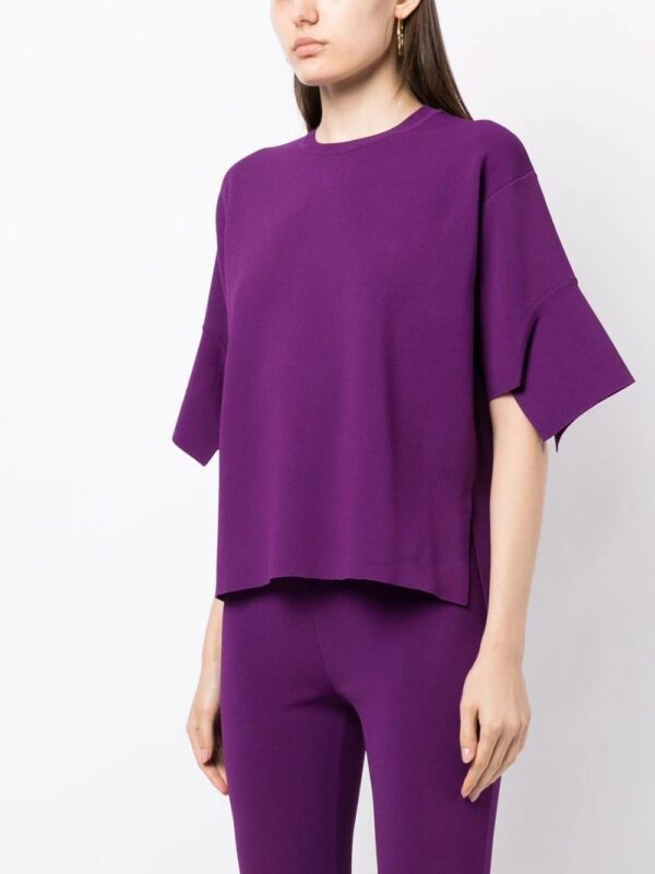 Stella McCartney  asymmetric short-sleeved T-shirt - Image 3