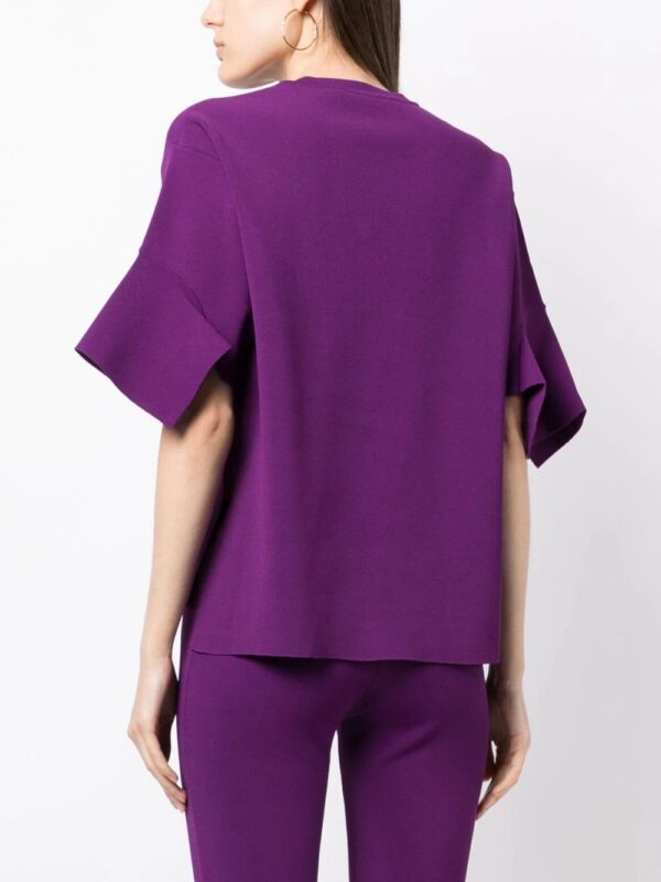 Stella McCartney  asymmetric short-sleeved T-shirt - Image 4