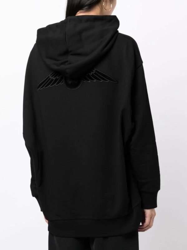 Stella McCartney  logo-embroidered drawstring hoodie - Image 4