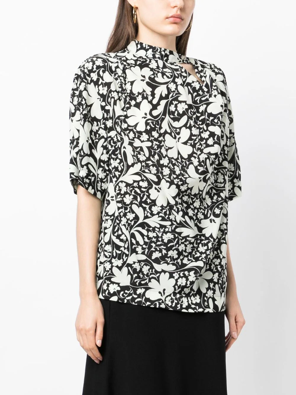 Stella McCartney  floral-print silk blouse - Image 3
