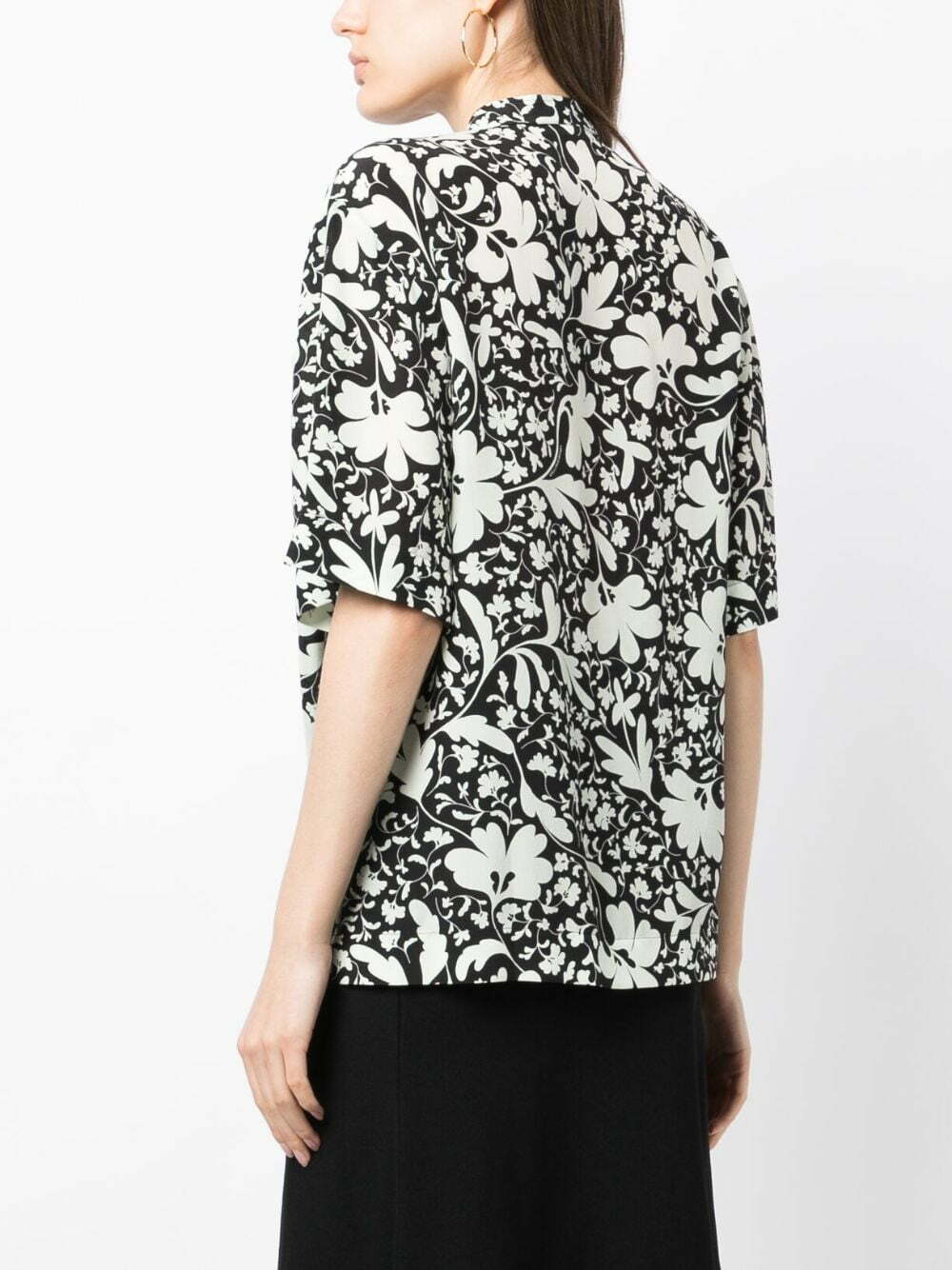 Stella McCartney  floral-print silk blouse - Image 4