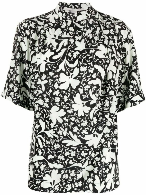 Stella McCartney  floral-print silk blouse