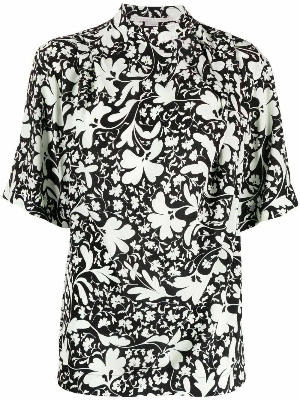 Stella McCartney  floral-print silk blouse