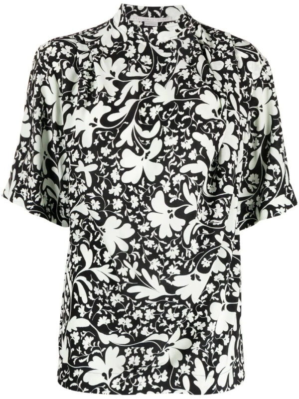 Stella McCartney  floral-print silk blouse