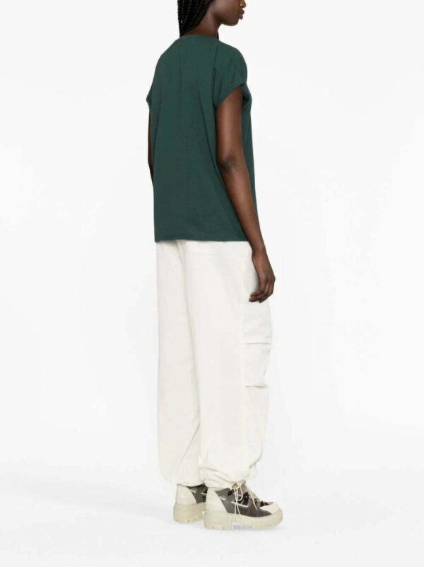 Balmain  flocked-logo cotton T-shirt - Image 3