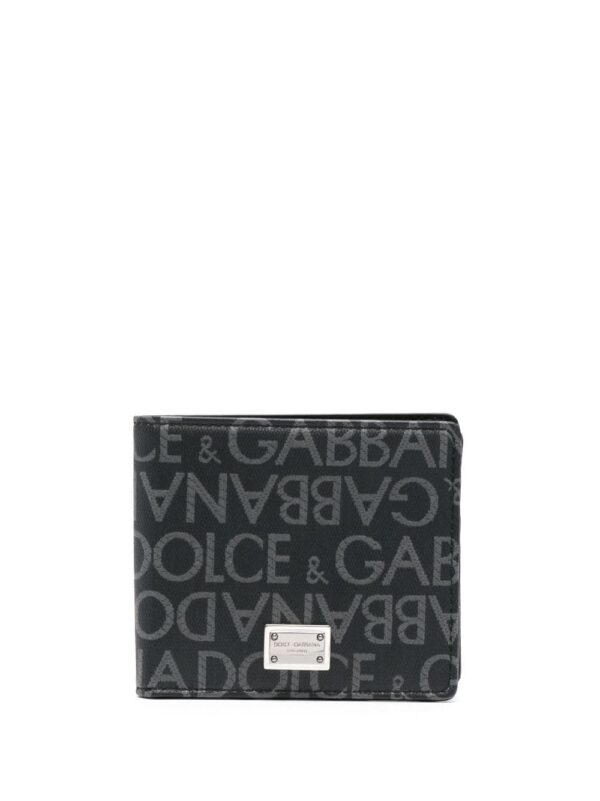 Dolce & Gabbana logo jacquard bi-fold wallet - Image 2