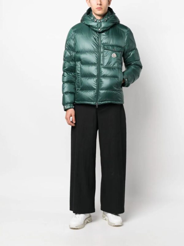 Moncler  logo-patch padded jacket - Image 2