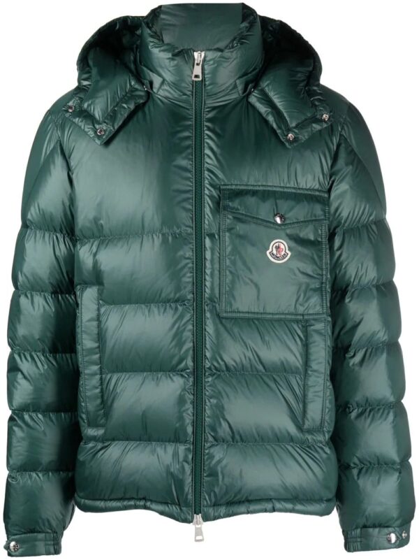 Moncler  logo-patch padded jacket