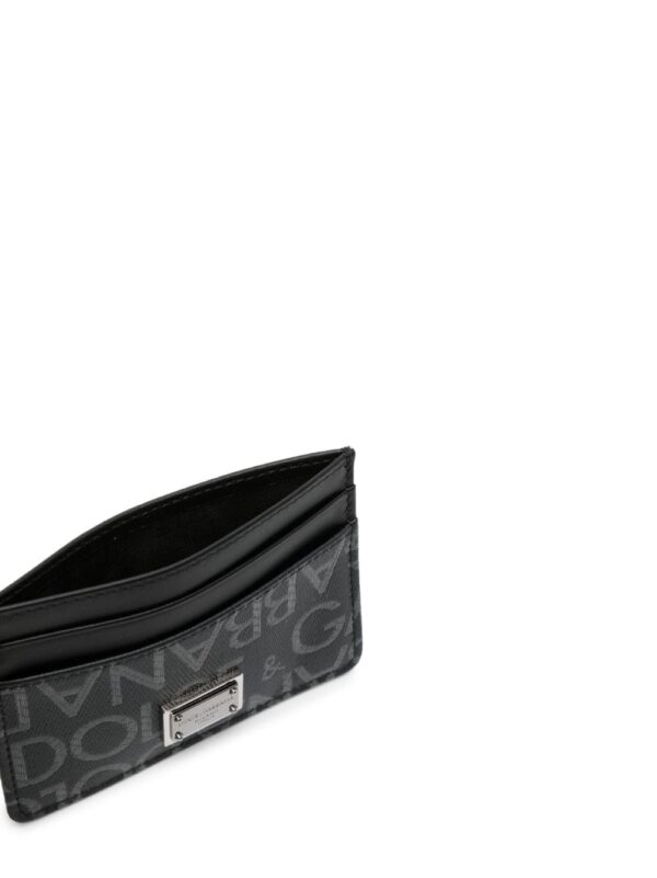 Dolce & Gabbana logo jacquard card holder - Image 3