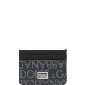 Dolce & Gabbana logo jacquard card holder