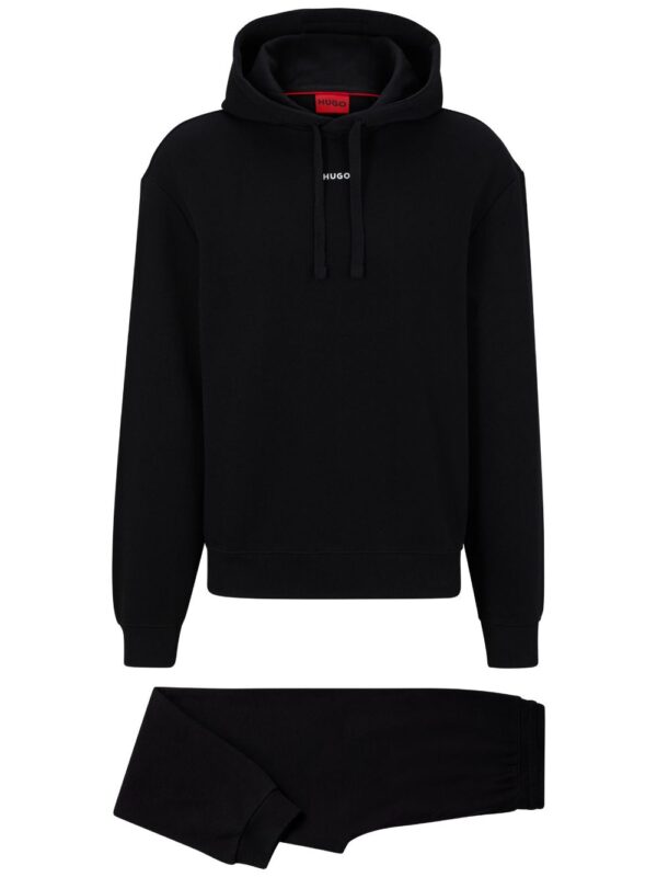 HUGO  logo-print cotton tracksuit set