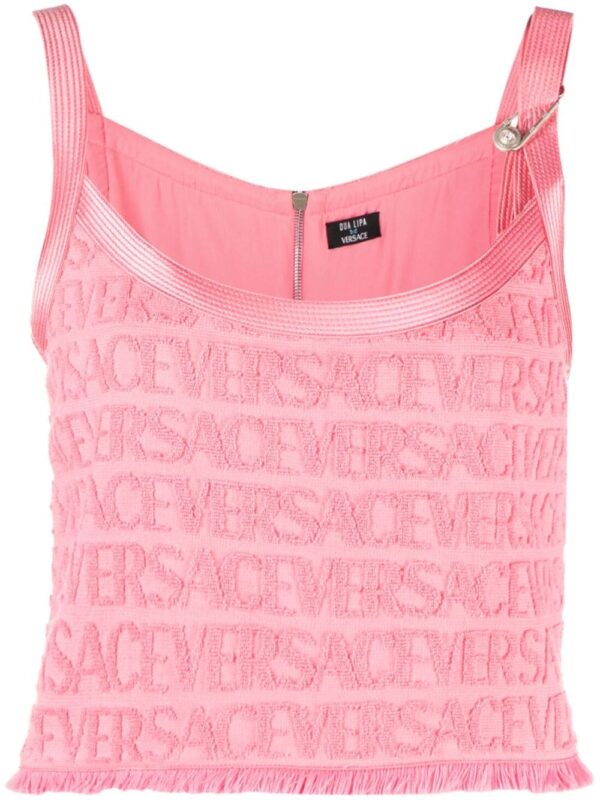 Versace  x Dua Lipa Allover top