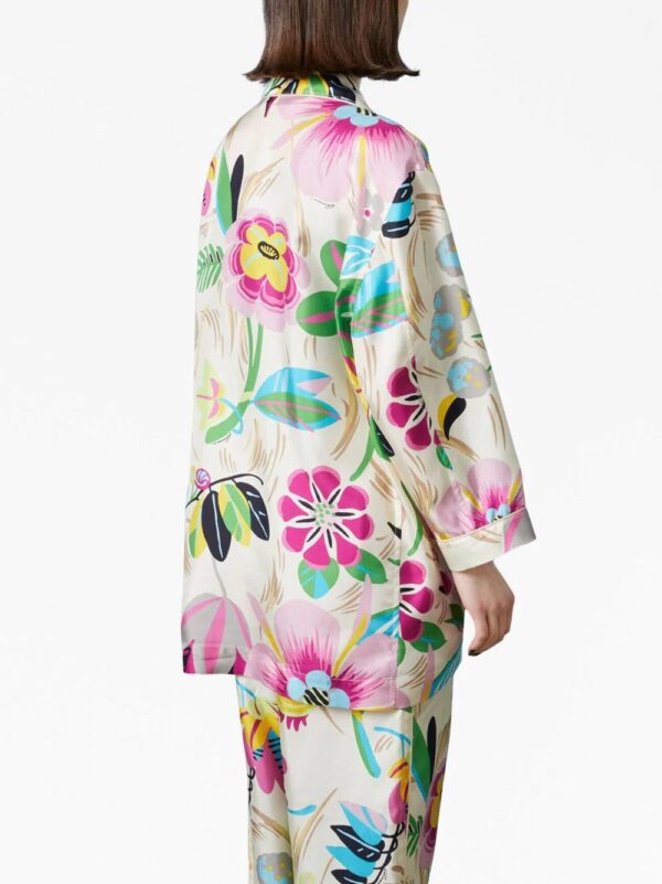 Gucci  floral-print silk shirt - Image 4