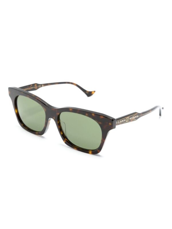 Gucci Eyewear tortoiseshell-effect square-frame sunglasses - Image 2