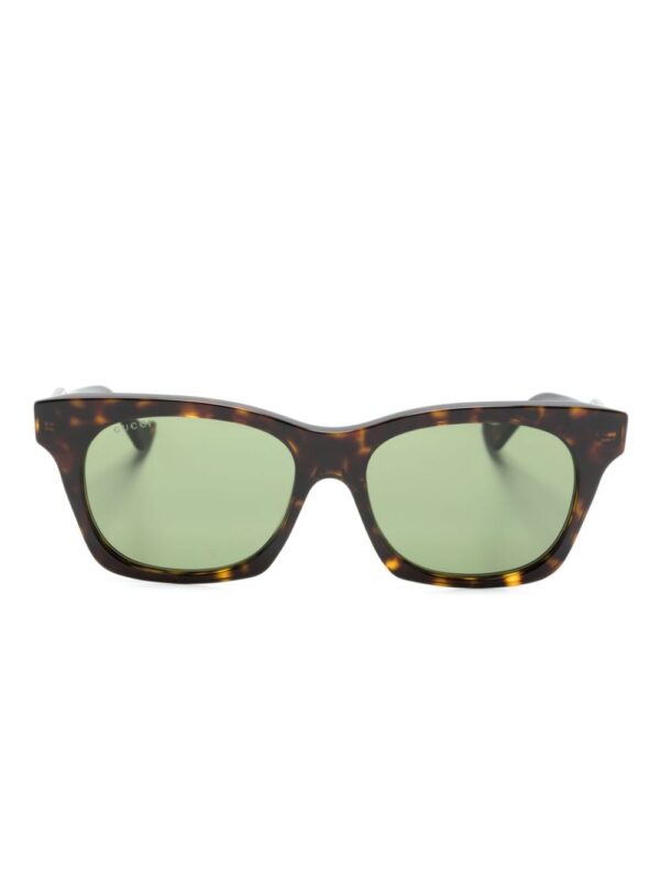 Gucci Eyewear tortoiseshell-effect square-frame sunglasses