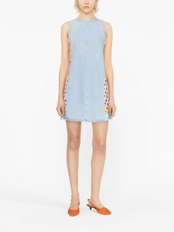 Versace  Butterflies denim minidress - Image 4