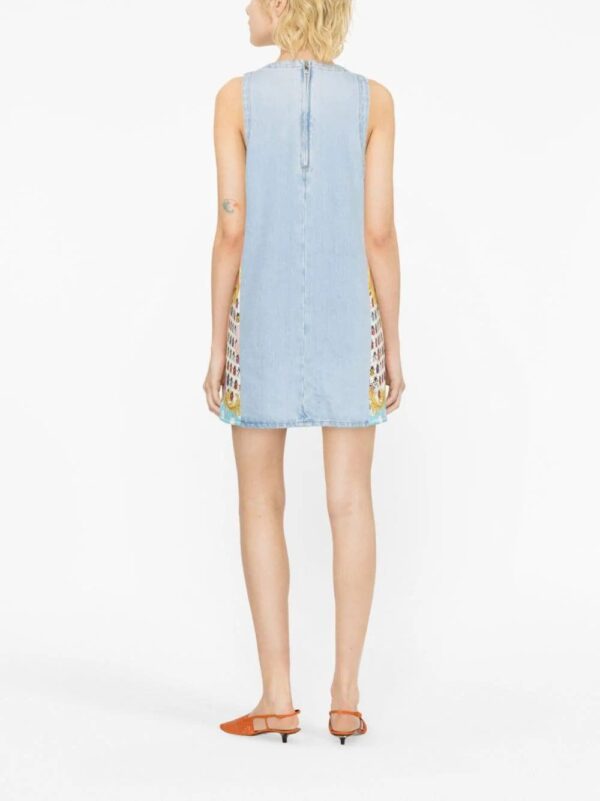 Versace  Butterflies denim minidress - Image 3