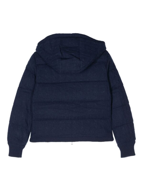 Polo Ralph Lauren  cable-knit puffer jacket - Image 2