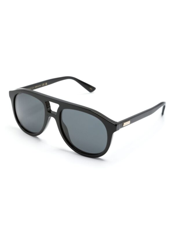 Gucci Eyewear logo-plaque oversize-frame sunglasses - Image 2