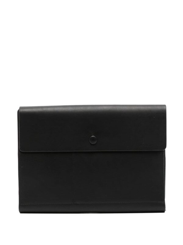 Polo Ralph Lauren logo-lettering leather tech case