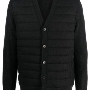 Polo Ralph Lauren  quilted-panel knitted jacket