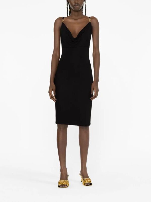 Versace  Medusa Head-motif straps fitted dress - Image 2