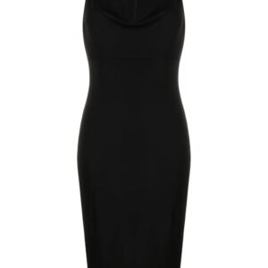 Versace Medusa Head-motif straps fitted dress