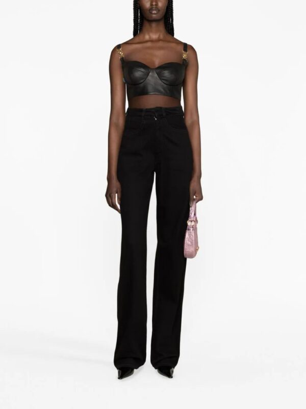 Versace  Medusa leather bralette - Image 2