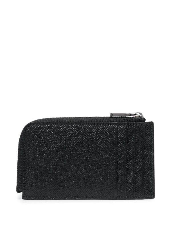 Dolce & Gabbana logo-plaque zipped leather wallet - Image 2