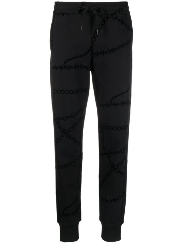 Versace Jeans Couture  chain-print cotton track pants