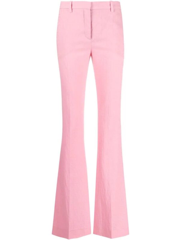 Versace  Allover logo flared trousers