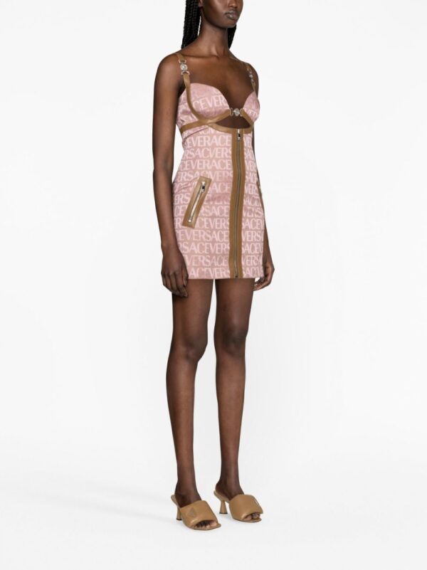 Versace Versace Allover minidress - Image 4