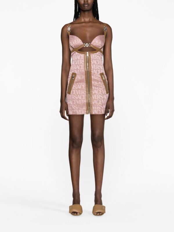Versace Versace Allover minidress - Image 2