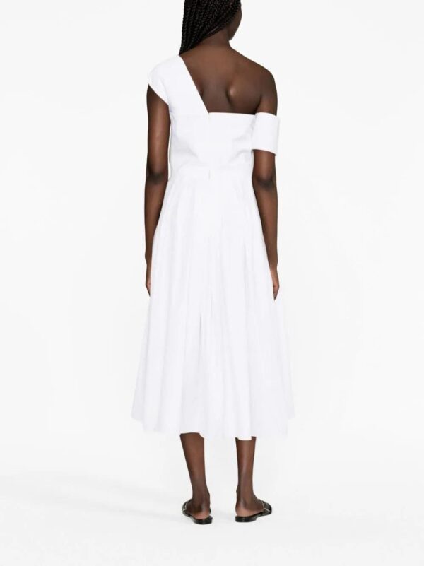Alexander McQueen  off-shoulder cotton midi dress - Image 2