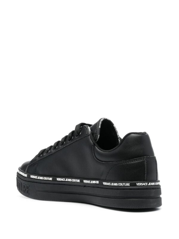 Versace Jeans Couture logo-print leather sneakers - Image 3
