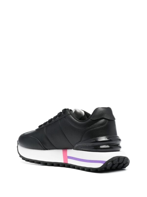 Versace Jeans Couture logo-patch leather sneakers - Image 3