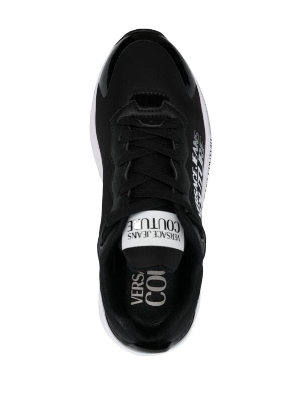 Versace Jeans Couture logo-print almond-toe sneakers - Image 4
