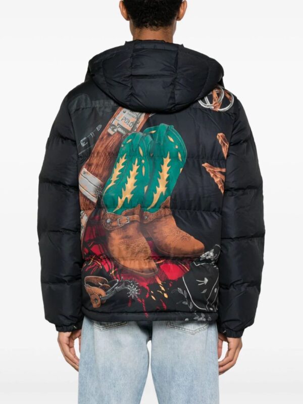 Polo Ralph Lauren  Boulder graphic-print padded jacket - Image 4
