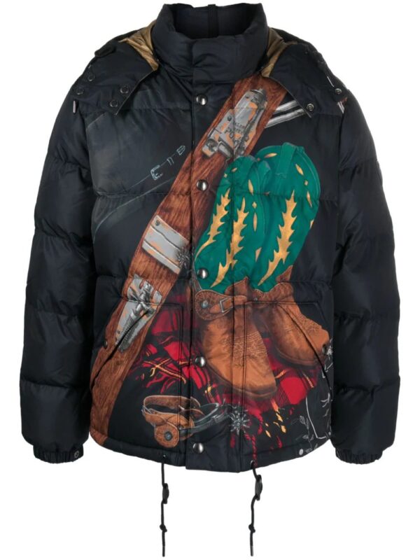 Polo Ralph Lauren  Boulder graphic-print padded jacket