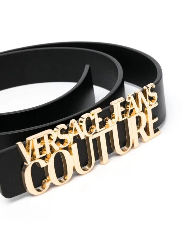 Versace Jeans Couture  logo-plaque leather belt - Image 2