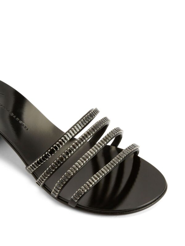 Giuseppe Zanotti  Iride crystal-embellished leather sandals - Image 4