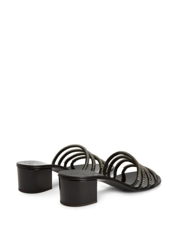 Giuseppe Zanotti  Iride crystal-embellished leather sandals - Image 3