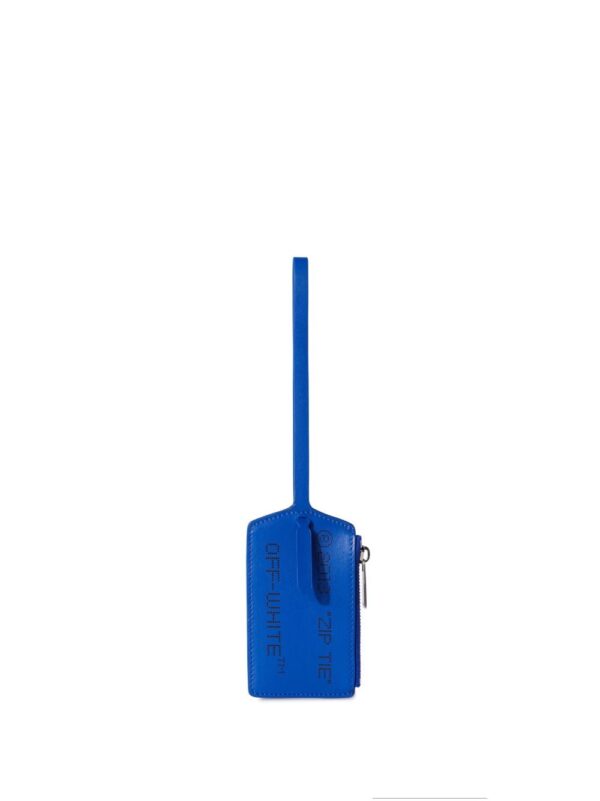 Off-White Zip Tie card case