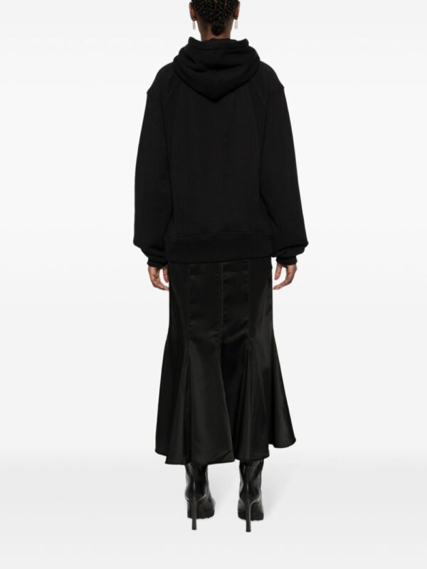 Off-White logo-printed hooded midi dress - Image 3