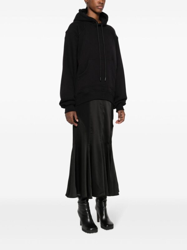 Off-White logo-printed hooded midi dress - Image 4