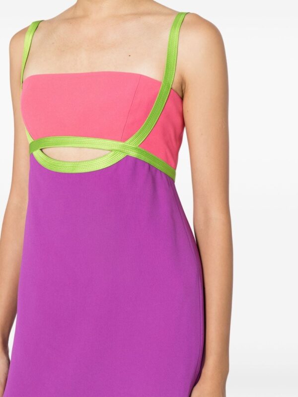 Versace colour-block mini dress - Image 5