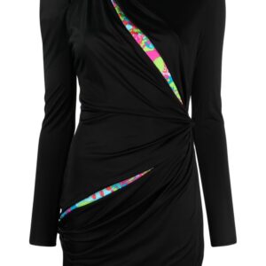 Versace Floral Summer knotted minidress