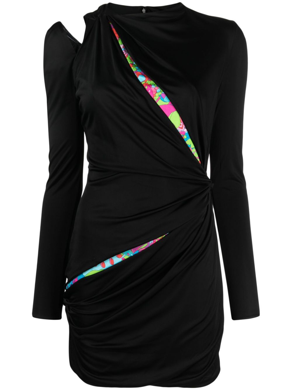 Versace Floral Summer knotted minidress