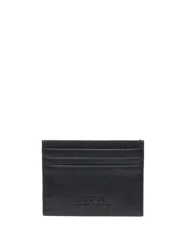 Polo Ralph Lauren debossed-leather leather cardholder